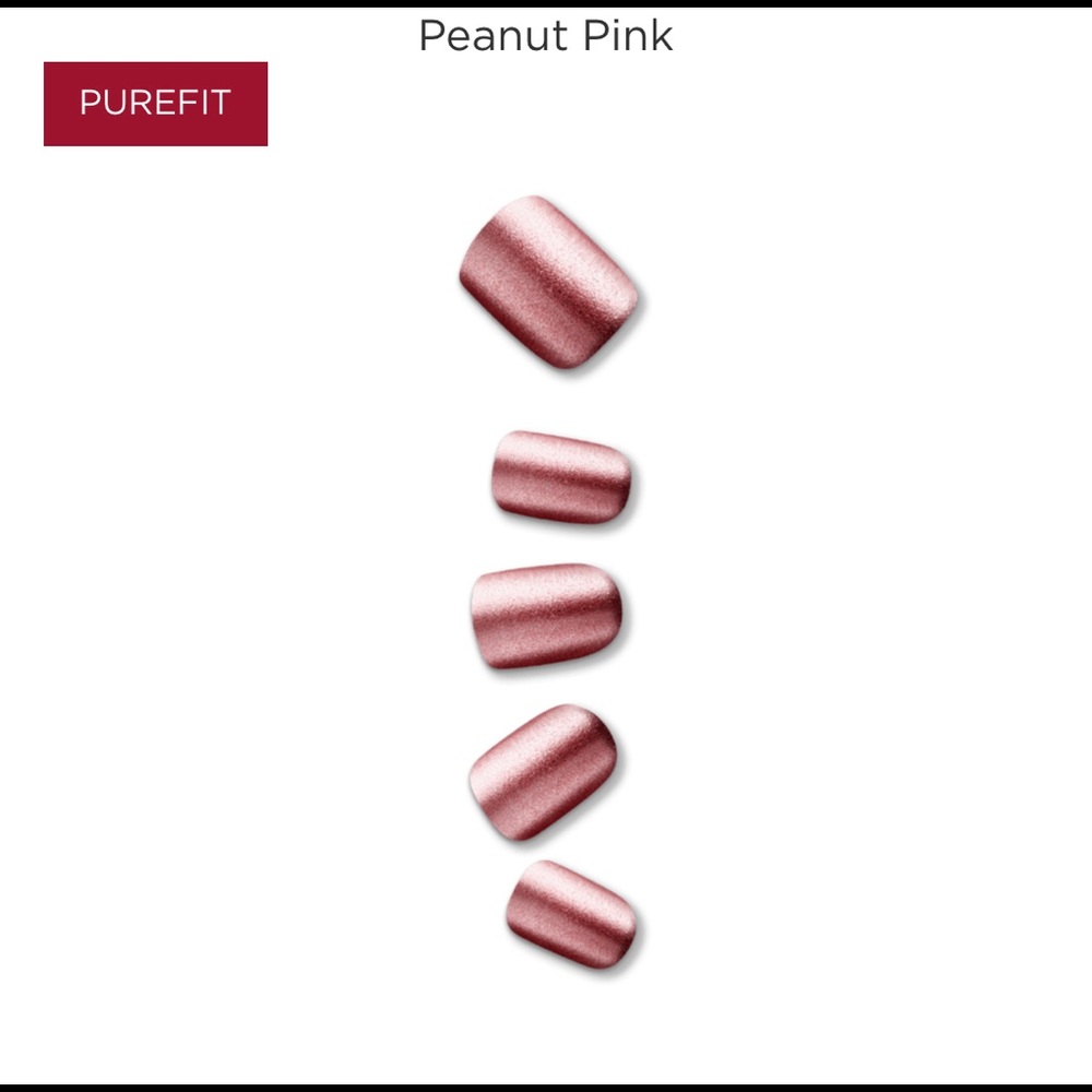 Impress Nails Purefit Peanut Pink Short Square